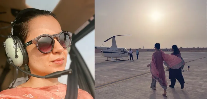 फिल्म तेजस की शूटिंग के लिए कंगना रनौत पहूँची राजस्ठान