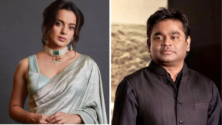Kangana Ranaut and AR Rehman