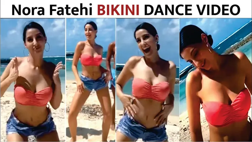 Nora Fatehi Hot Dance In Bikini
