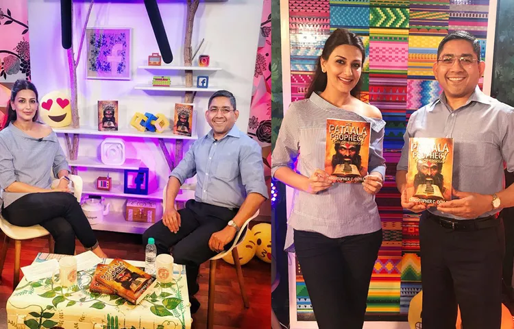 सोनाली बेंद्रे ने लोकप्रिय लेखक क्रिस्टोफर सी डोयल के साथ एक लाइव सत्र आयोजित किया