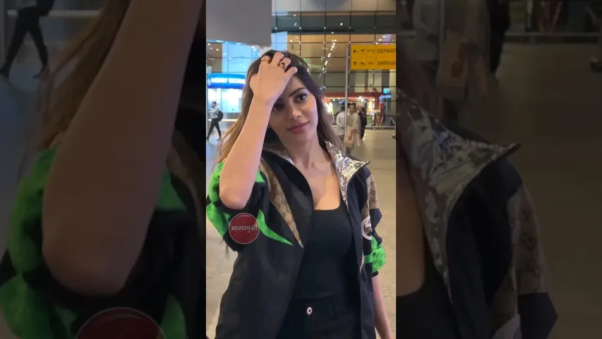 Big Boss Fame Nikki Tamboli Spotted Leaving The Airport #shorts #bollywoodnews