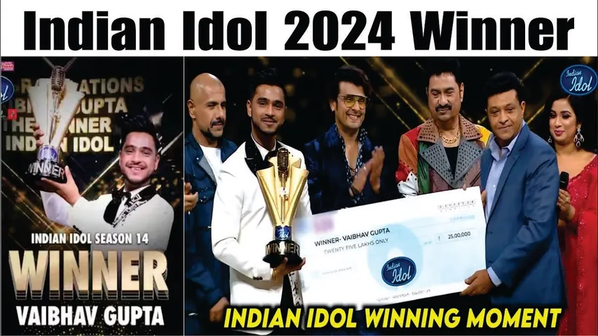 Indian Idol 14 | Indian Idol Season 14 Winning Moment | Vaibhav Gupta | Indian Idol 14 Grand Finale