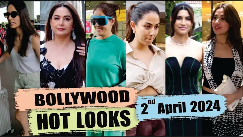 Celebrities spotted In Mumbai Today | Madhuri Dixit, Mira Rajput, Manushi | 2nd April 2024 | 10 PM