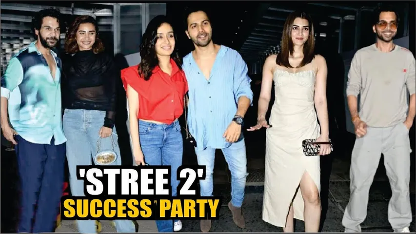 'Stree 2' Success Party  | Shraddha, Varun, Kriti, Rajkummar, Patralekha, Veer, Abhishek, Dinesh