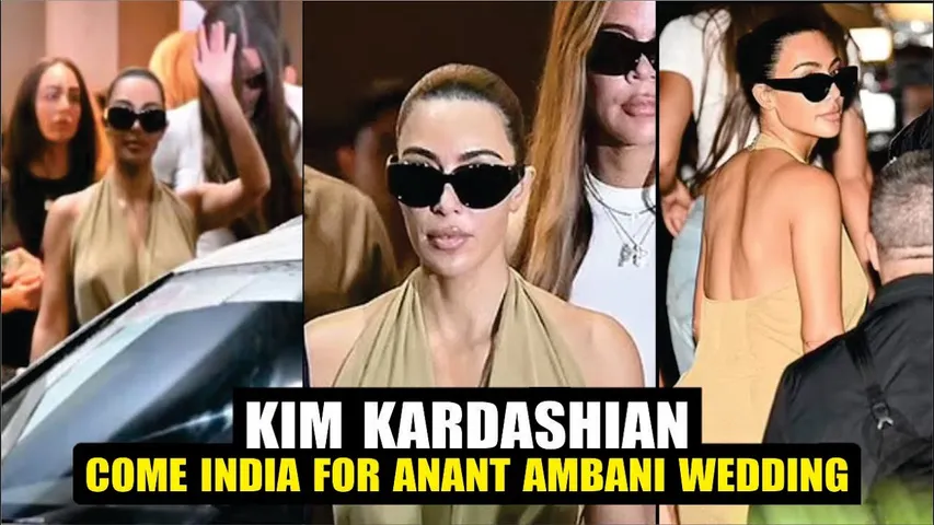 KIM KARDASHIAN Reach India for Anant Ambani-Radhika Merchant's wedding | KIM KARDASHIAN