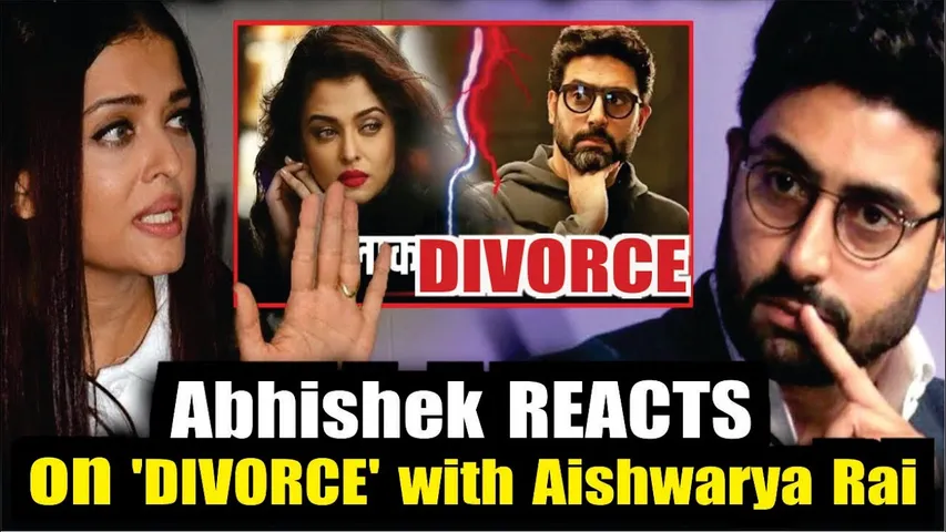 Abhishek Bachchan REACTS on 'DIVORCE' with Aishwarya Rai | Abhishek Bachchan | Aishwarya Rai