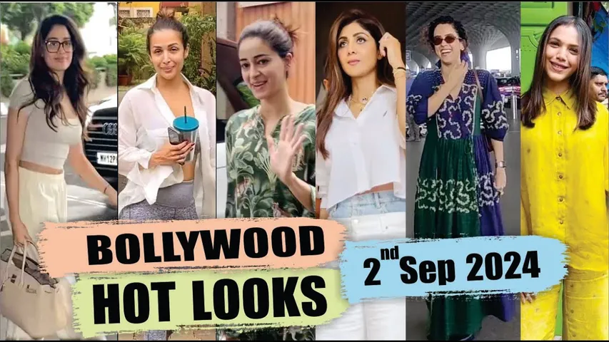 Bollywood Actress Hot Look | Janhvi kapoor | Ananya Pandey | Malaika Arora | 2nd Sep 2024 | 10 Pm
