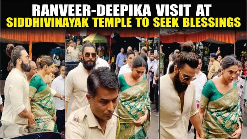 Ranveer Singh With Deepika Padukone Visit Siddhivinayak Temple