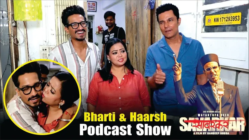 Randeep Hooda Promoting His Film 'Swatantrya Veer Savarkar' At Bharti Singh & Haarsh Podcast Show