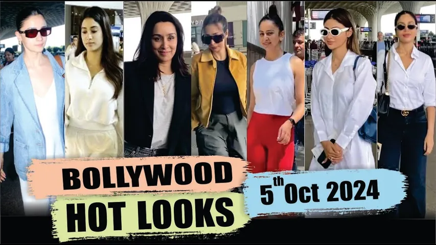 Bollywood Actress Hot Look | Alia Bhatt | Janhvi kapoor | Shraddha kapoor | 4th Oct 2024 | 10 Pm