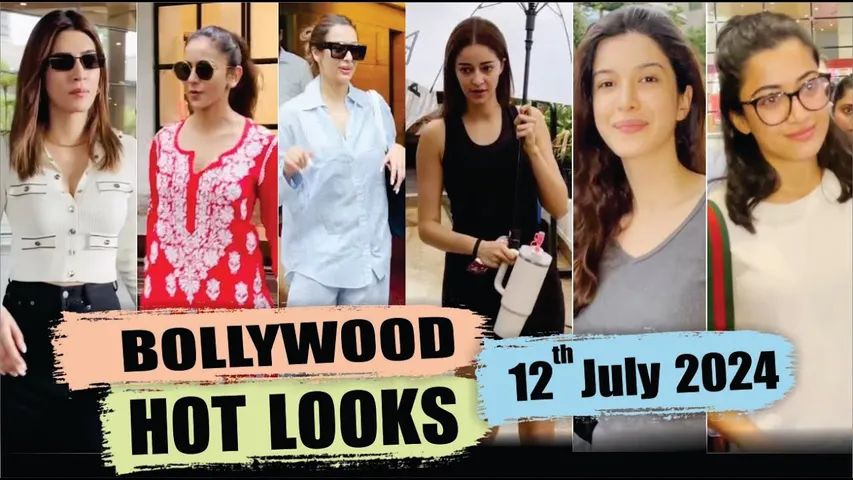 Bollywood Actress HOT LOOK | Kriti Sanon | Rashmika Mandanna | Rakul Preet | 12th July 2024 | 10 PM