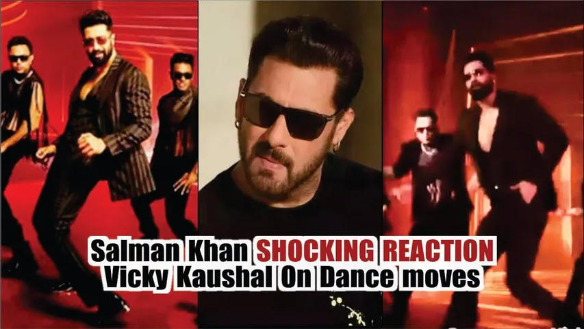 Salman Khan SHOCKING REACTION Vicky Kaushal Dance moves in Tauba Tauba | Bad Newz | Salman Khan