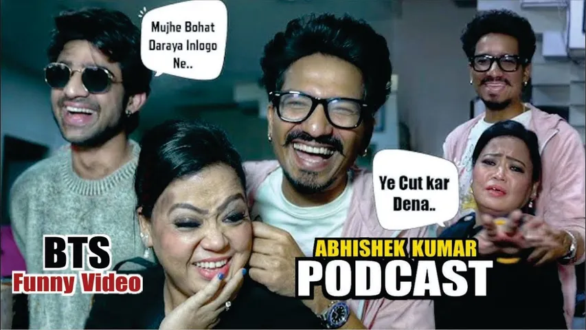 Abhishek Kumar LOL Podcast | Bharti and Harsh | Bharti TV | Khatron Ke Khiladi 14 | BTS Funny Video