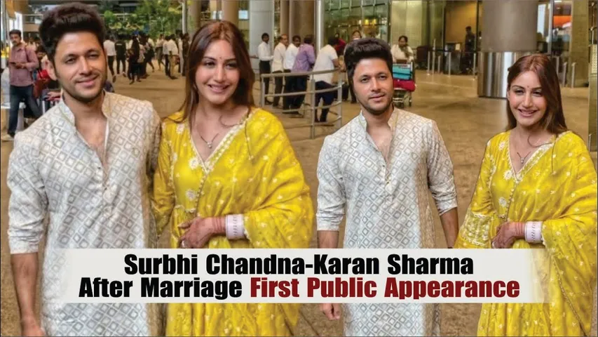 Surbhi Chandna and Karan Sharma's First Public Appearance After Marriage | Mayapuri Cut