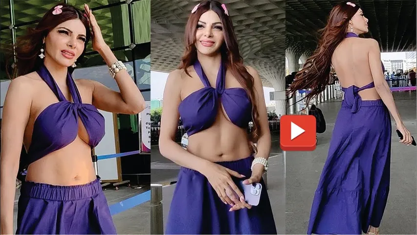 OMG! SHERLYN CHOPR BLUSHES In BOLD Outfit | Sherlyn Chopra Flaunt Their cleavage | Sherlyn Hot Look