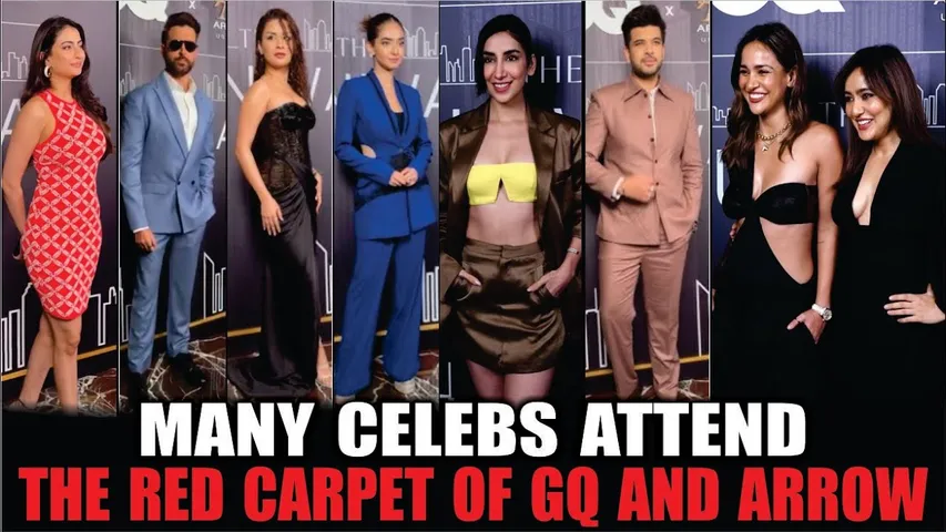 HRITHIK ROSHAN, PALAK TIWARI, NEHA SHARMA, AVNEET KAUR, & More Attend THE RED CARPET OF GQ AND ARROW
