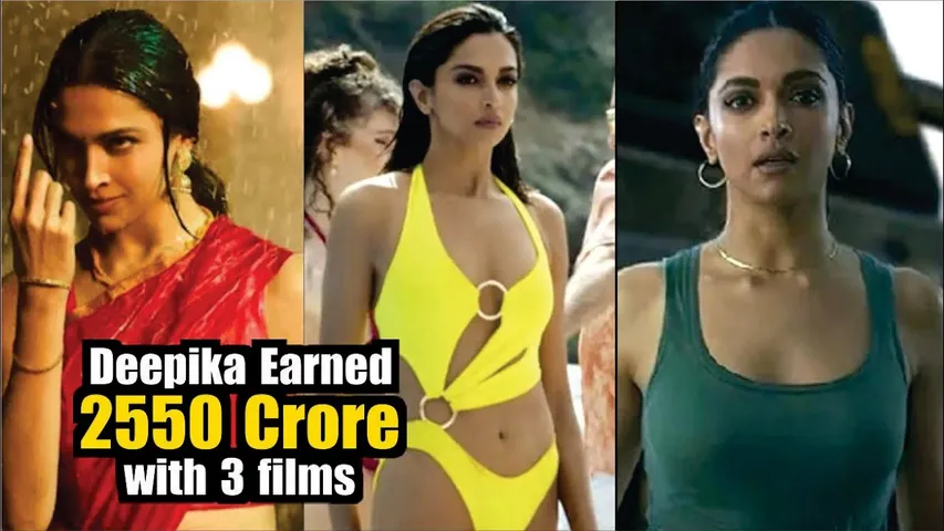 Deepika Padukone has Earned 2550 crore with 3 films | Pathaan | Jawaan | Fighter | Deepika Padukone