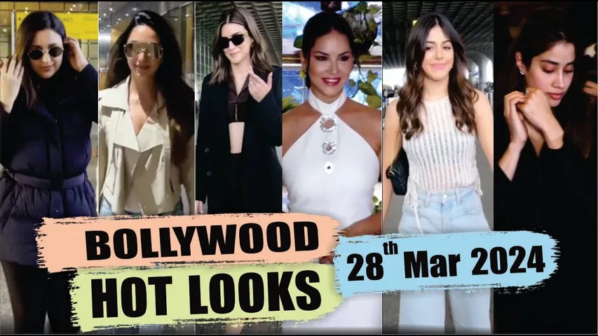 Bollywood Actresses Hot Look | Parineeti Chopra | Sunny Leone | Kiara Advani | Janhvi | 28th March