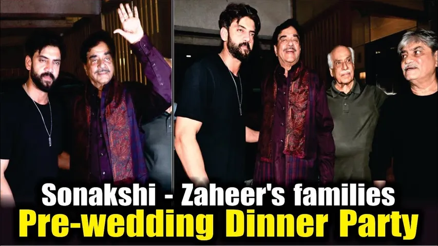 Sonakshi Sinha and Zaheer Iqbal's families meet for Pre-wedding Function | Shatrughan Sinha