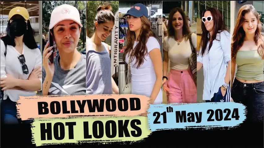 Bollywood Actress HOT LOOK | Janhvi Kapoor | Malaika arora | rashmika mandanna | 21 May 2024 | 10 PM