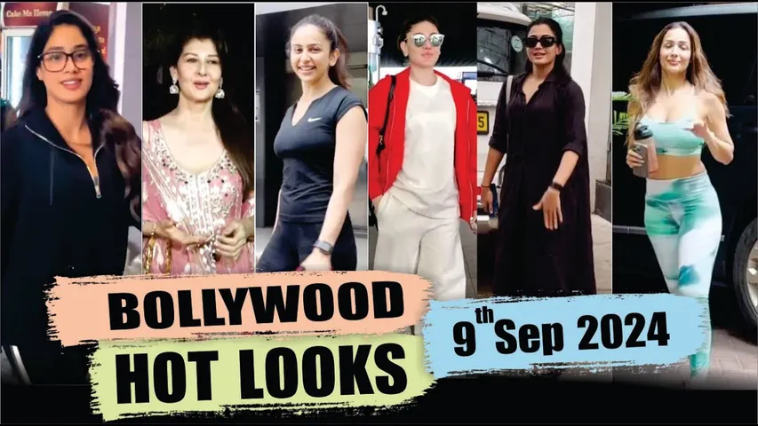 Bollywood Actress Hot Look | Janhvi Kapoor | 9th Sep 2024 |10 Pm