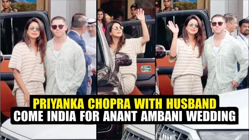 Priyanka Chopra and Nick Jonas reach India for Anant Ambani-Radhika Merchant's wedding | Priyanka