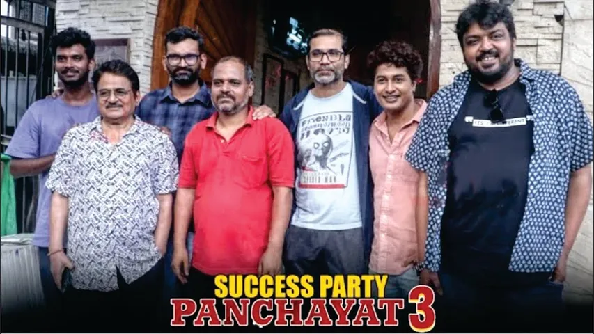 Panchayat Season 3 Success Party | Arunabh Kumar,Sanvika,Raghubir Yadav,Faisal Malik, Chandan, Ashok