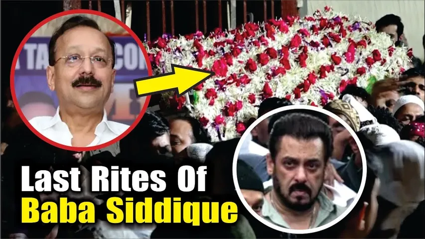 Baba Siddique Funeral and Last Rites | Many Celebs Attend Baba Siddique’s Last Rites | Salman Khan