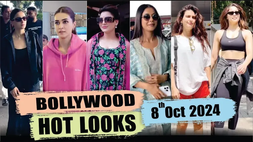 Bollywood Actress Hot Look | kriti sanon | Alia Bhatt | Urvashi Rautela | 8th Oct 2024 | 10 Pm