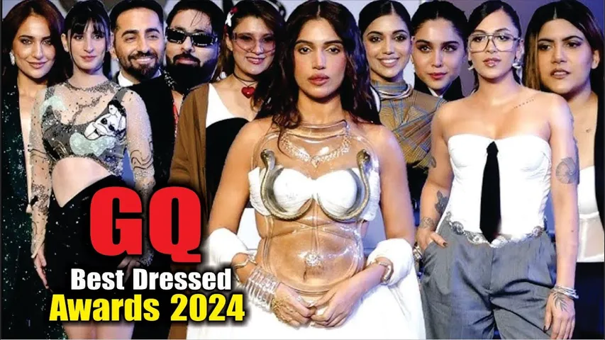 GQ Best Dressed Awards 2024 | Ayushmann Khurrana, Bhumi Pednekar, Alaya F, Sharvari wagh, Badshah