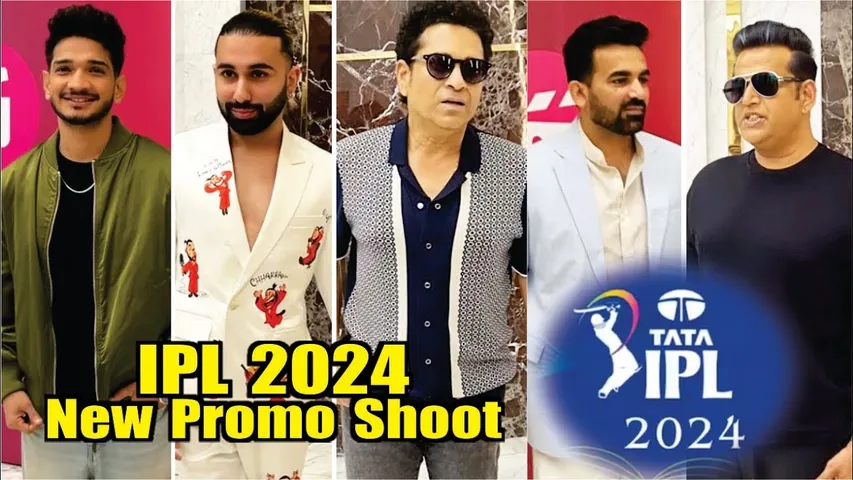 IPL 2024 New Promo Shoot | Munawar Faruqui, Sachin Tendulkar, Orry, Ravi Kishan, Zaheer Khan