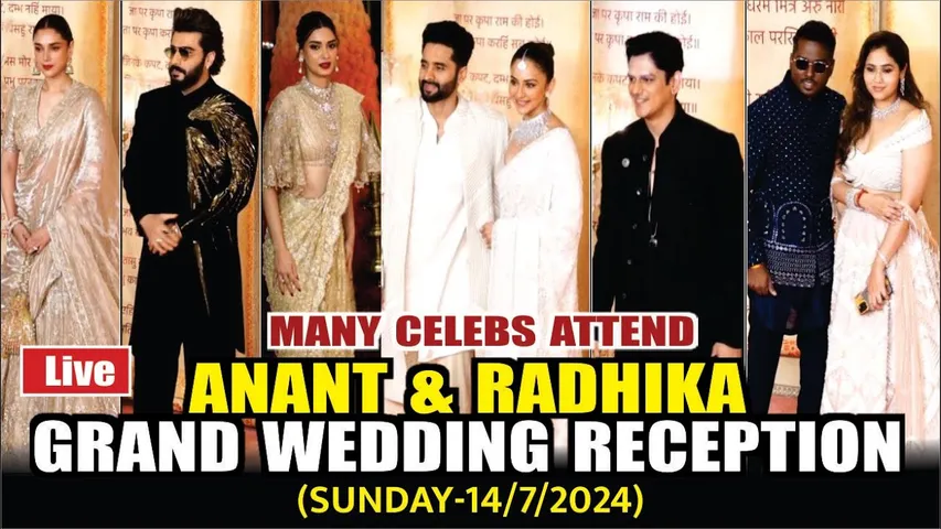Arjun Kapoor, Rakul Preet, Aditi Rao, Aayushman & More Attend Anant-Radhika Wedding Reception Party