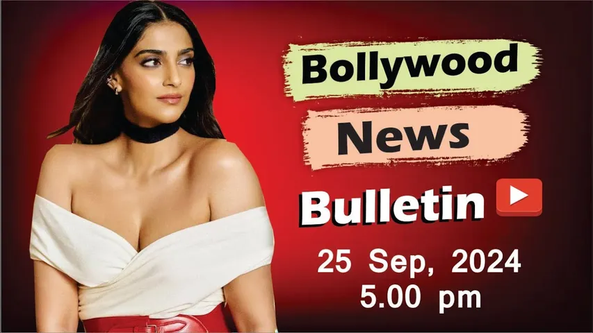Bollywood Latest News | Sonam Kapoor | Alia Bhatt | Janhvi kapoor | Aishwarya | 25th Sep 2024 | 5 Pm