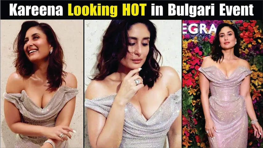 Kareena Kapoor HOT LOOK | Kareena Kapoor Khan Looking HOT in off-shoulder gown at Bulgari event