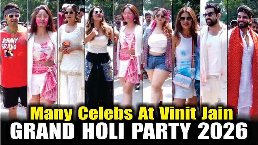 Vinit Jain Holi Party | Ekta Kapoor, Wamiqa Gabbi, Mouni Roy, Mannara, Priyanka,Gaurav & More Celebs