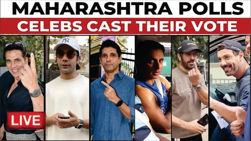 Bollywood Celebs Casting Their Vote | Maharashtra Assembly Election 2024 | Akshay, Rajkummar rao