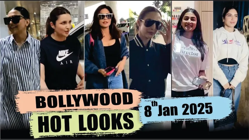 Bollywood Actress Hot Look | Deepika Padukone | Parineeti chopra | Malaika Arora | 8 Jan 2025 |10 Pm