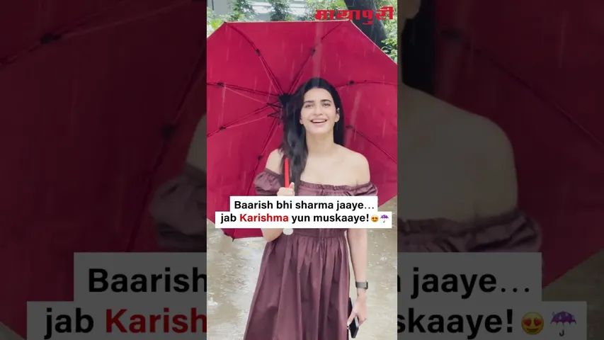 Karishma Tanna spotted enjoying Mumbai’s first baarish in total glam mode!