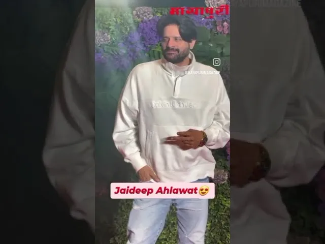 Lights, camera, celebration! Jaideep Ahlawat spotted at Maddock’s grand success party.
