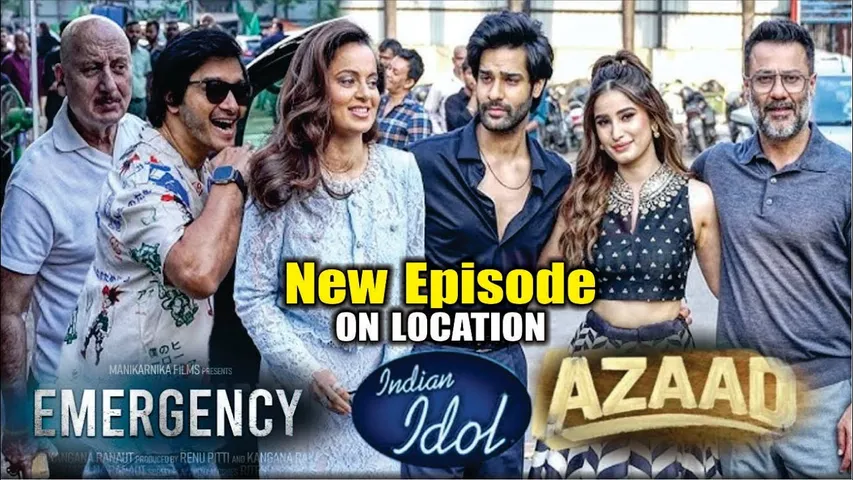 Indian Idol | On Location | Kangana Ranaut, Aaman Devgan, Rasha Thadani, Anupam Kher At Indian Idol