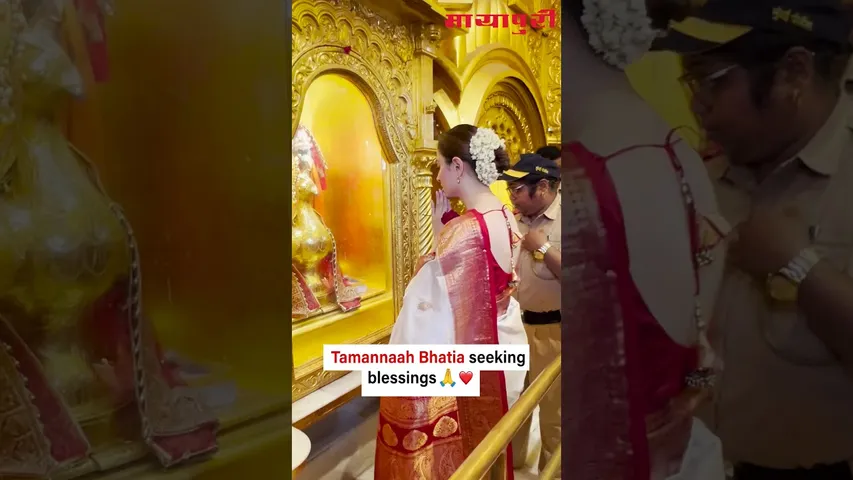 Tamannaah Bhatia visited Mumbai's sacred Babulnath Temple to seek divine blessings. ✨