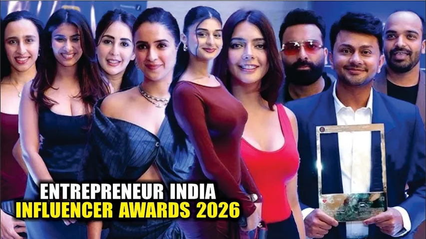 Entrepreneur India Influencer Awards 2026 | Urvashi Rautela, Sanya Malhotra, Awez Darbar, Bassi