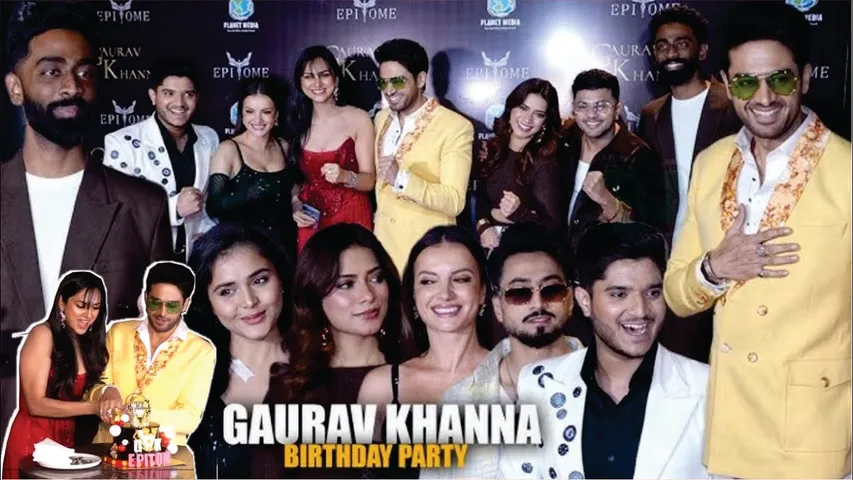 Gaurav Khanna Birthday Party | Mr Faisu, Mridul, Awez, Nagma, Pranit, Amaal, Ashnoor & Many More