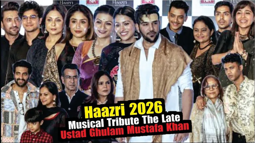 Haazri 2026 -Musical Tribute The Late Ustad Ghulam Mustafa Khan | Paras Chhabra, Babil Khan, Shefali