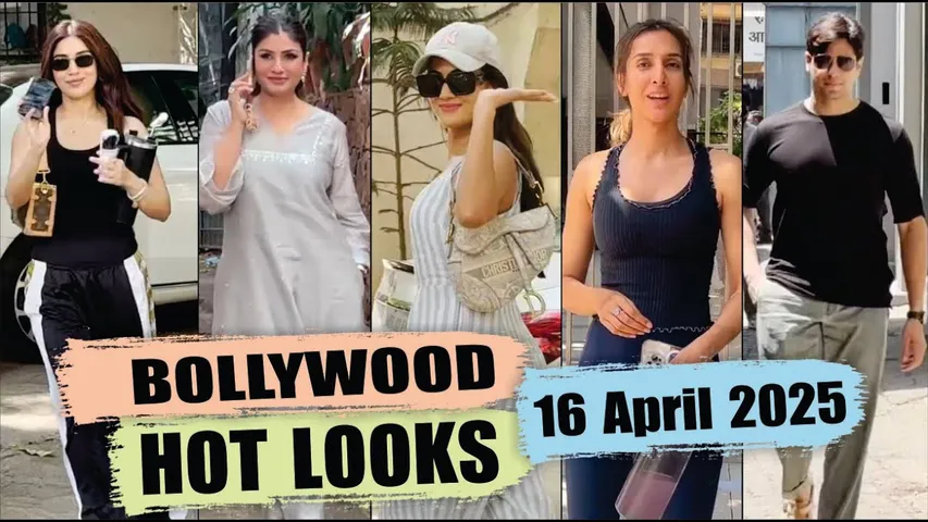Bollywood Actress Hot Look | Bhumi Pednekar | Raveena | Sidharth Malhotra | 16th April 2025 | 10 Pm