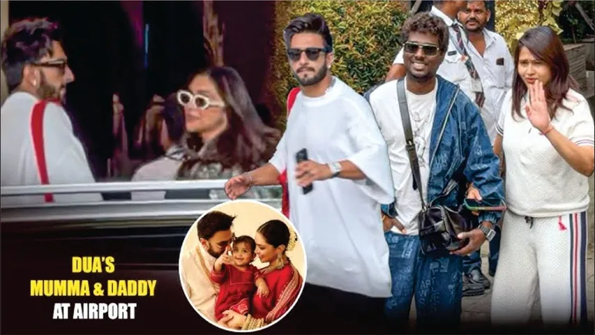 Deepika Padukone & Ranveer Singh Spotted together for FIRST time after revealing daughter Dua's face