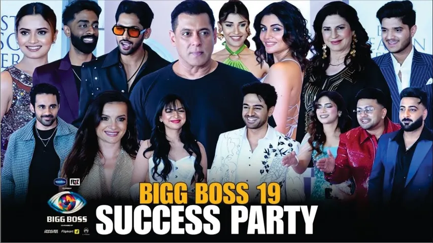 Bigg Boss 19 Success Party | Salman Khan, Gaurav, Farrhana, Ashnoor, Abhishek, Pranit, Amaal, Tanya