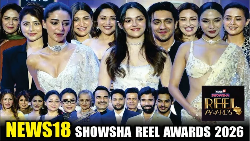 News18 Showsha Reel Awards 2026 | Star-Studded Red Carpet | Aneet Padda, Ahaan, Ananya ,Madhuri