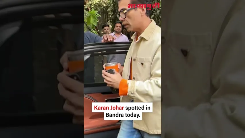 Karan Johar was seen in Bandra, looking stylish as always.