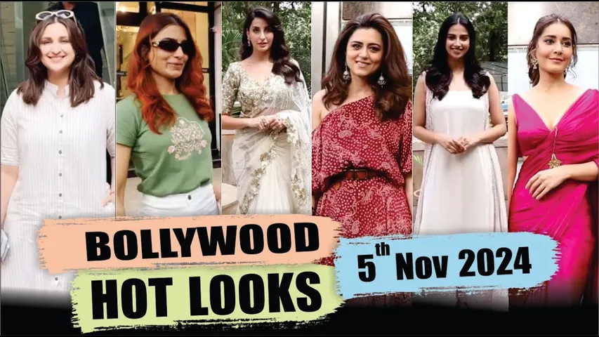 Bollywood Actress HOT LOOK | Parineeti Chopra | Samantha Ruth Prabhu | Nora | 5th Nov 2024 | 10 Pm